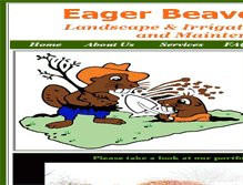 Tablet Screenshot of eagerbeavernursery.com
